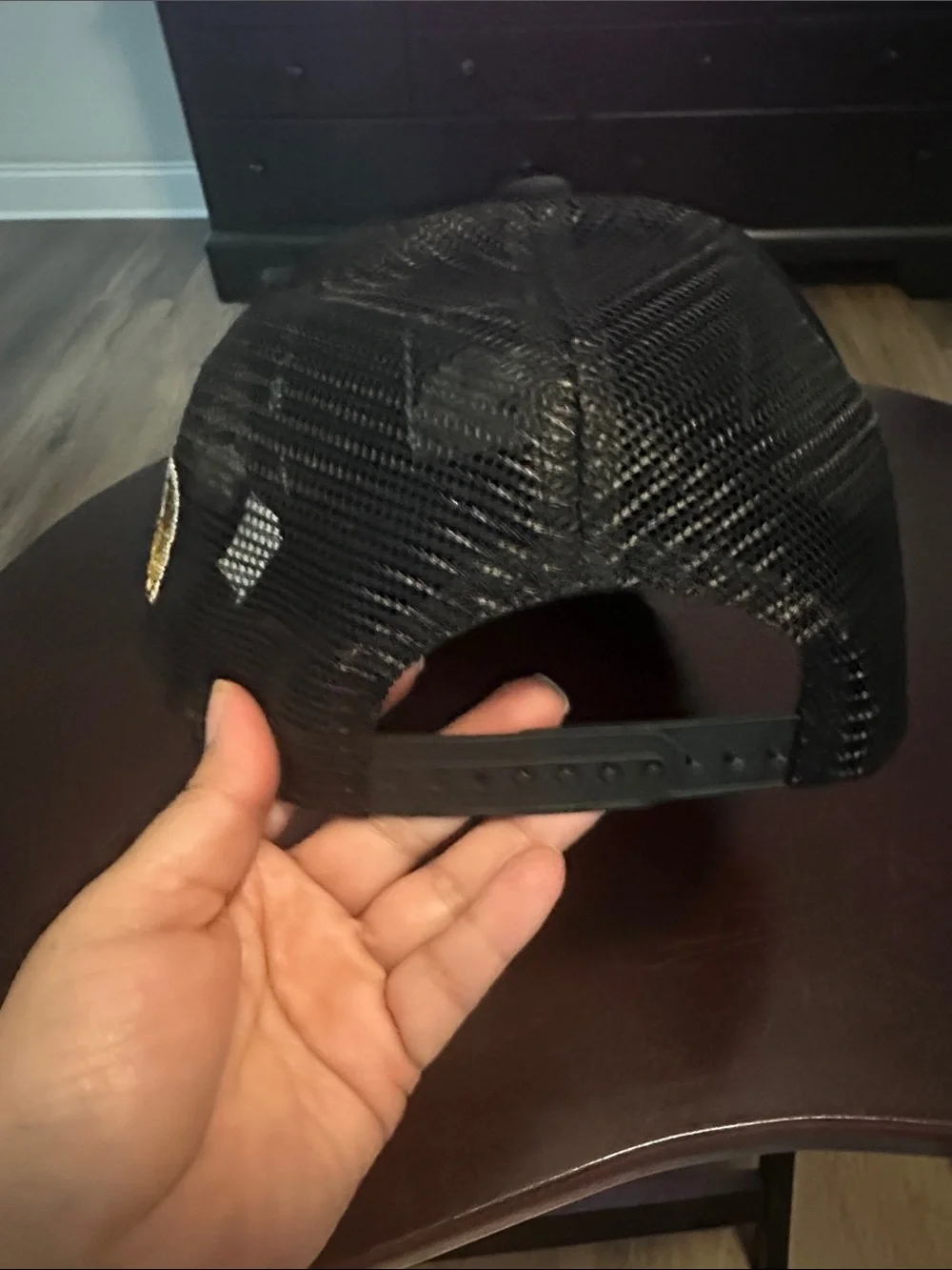Goorin Bros Black 'Bear' Patch Trucker Hat